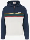 Casablanca Cotton Sweatshirt With Logo In Red