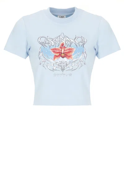 CASABLANCA COTTON T-SHIRT