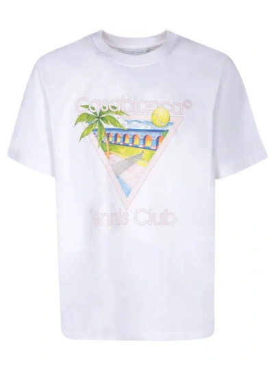 Casablanca Cotton T-shirt In White