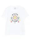 Casablanca White Cotton T-shirt With Print In White