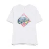 Casablanca Casa Way World Series Printed T-shirt In Gray