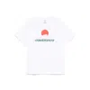 Casablanca White Crewneck T-shirt With Logo On The Front