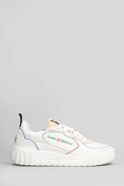 Casablanca Court Sneakers In White
