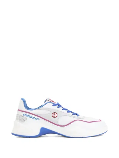 Casablanca Championship Court Sneaker Contrast Sole Design In Multi