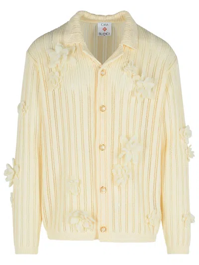 Casablanca Cream Cotton Shirt In Beige