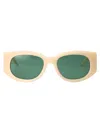 Casablanca Wave Sunglasses In Neutral