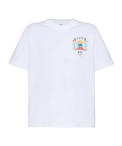 CASABLANCA CASABLANCA CASA WAY PRINTED T-SHIRT