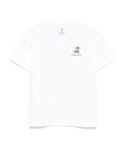CASABLANCA CREW NECK T-SHIRT