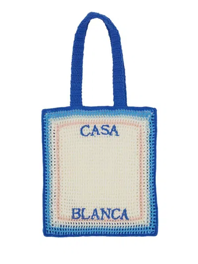 Casablanca Crochet Bag In Multicolour