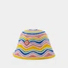 CASABLANCA CROCHET BUCKET HAT - CASABLANCA - COTTON - MULTICOLOR