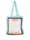 Casablanca Crochet-detail Tote Bag