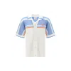 Casablanca Cotton Knit Tennis Shirt In White