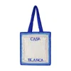 Casablanca Crochet Shopper Bag