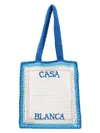 Casablanca Crochet Shopper Bag