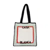Casablanca Crochet Shopper Bag In Multi