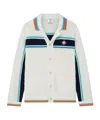 Casablanca Crochet Tennis Shacket In White