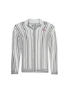 Casablanca Crochet Textured Cardigan