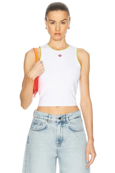 CASABLANCA CROPPED TANK TOP