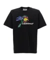 Casablanca Croquis De Tennis Logo-print T-shirt In Black