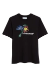 Casablanca Croquis De Tennis Logo-print T-shirt In Croquis De Tennis