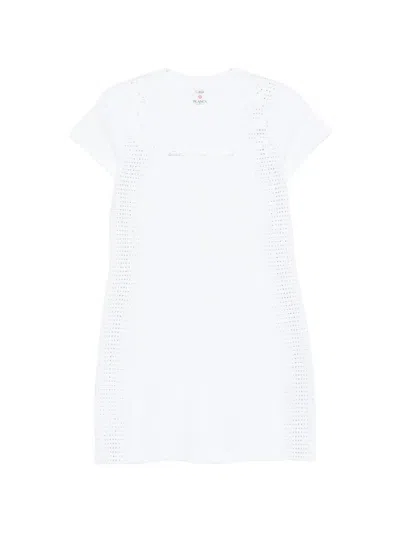 Casablanca Crystal-embellishment Mini Dress In White