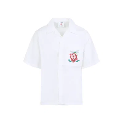 CASABLANCA CASABLANCA CUBAN COLLAR SHIRT MEN
