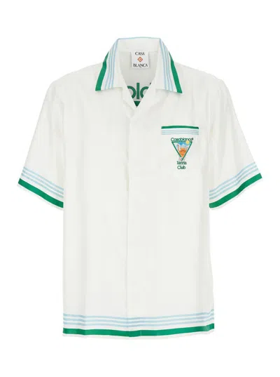 CASABLANCA CASABLANCA CUBAN COLLAR SHIRT