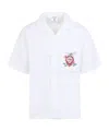 Casablanca Multicolour Cotton Shirt With Stylish Design In White