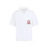 Casablanca Multicolour Cotton Shirt With Stylish Design In White