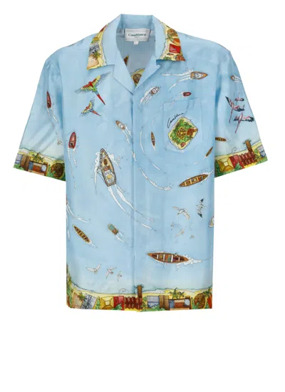 CASABLANCA CUBAN MAISON SUR PILOTI SHIRT