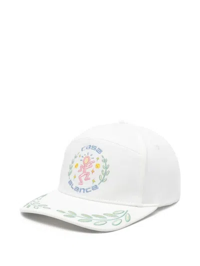 Casablanca Dance Joy Baseball Cap In White