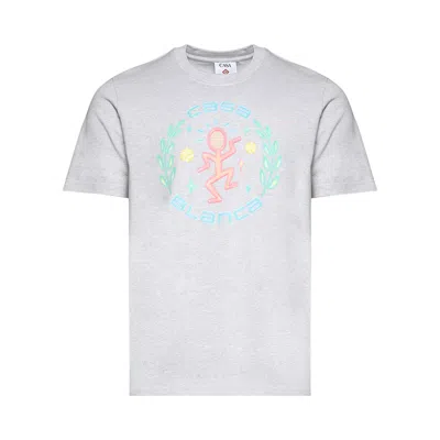 Pre-owned Casablanca Dance Joy Classic T-shirt 'white' | Men's Size Xxxl