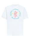 Casablanca Classic Fit Dance Joy Organic Cotton Graphic T-shirt In White