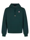 Casablanca Men's Gothic Stacked Logo Sweatshirt In Green