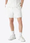 Casablanca Puff Monogram Drawstring Shorts In White