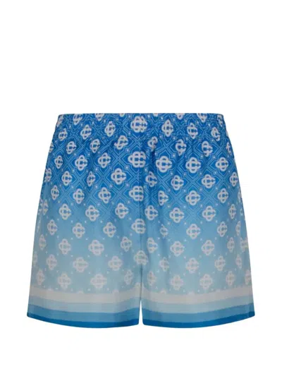 CASABLANCA DIAMOND MONOGRAM SHORTS