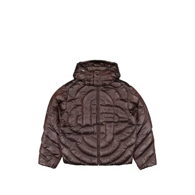 Casablanca Dkbro Down Jacket In Brown