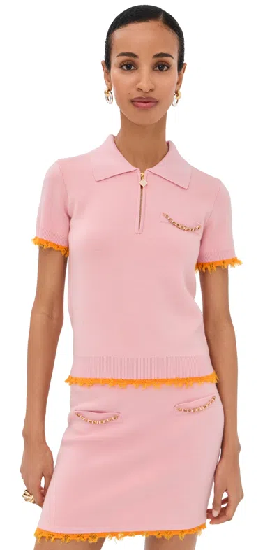 Casablanca Double Face Polo Pink