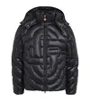Casablanca Monogram Quilted Shell Jacket In Black