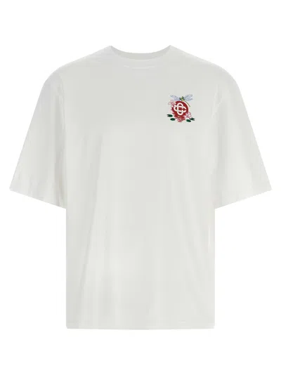 CASABLANCA CASABLANCA 'DRAGONFLY FLORAL' T SHIRT