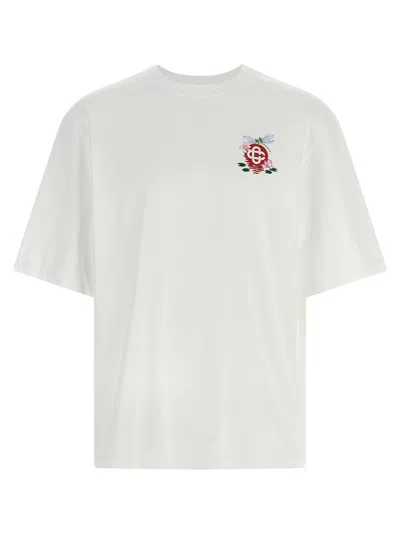 CASABLANCA DRAGONFLY FLORAL' T-SHIRT
