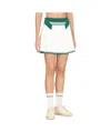 Casablanca Tennis-inspired Draped Cropped Top In Nude