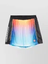 Casablanca Drawstring Elastic Waistband Football Shorts