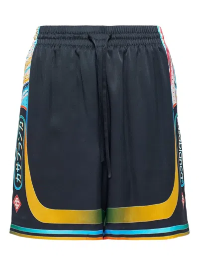 Casablanca Drawstring-fastening Printed Shorts In Multi