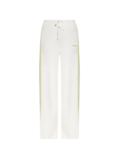 Casablanca Drawstring-fastening Track Pants In White