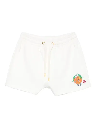 CASABLANCA DRAWSTRING ORGANIC-COTTON SHORTS