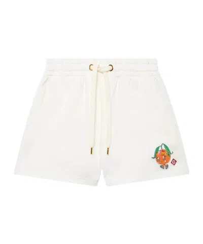 CASABLANCA CASABLANCA ORANGE MASCOT SWEATSHORTS