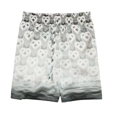 Pre-owned Casablanca Drawstring Shorts 'grey Gradient' | Men's Size M In Gray