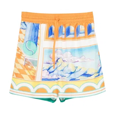 Pre-owned Casablanca Drawstring Shorts 'multicolor' | Multi-color | Men's Size M