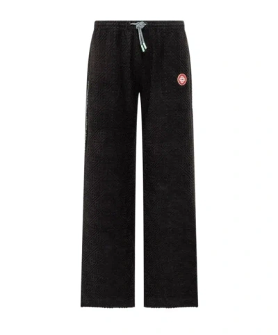 CASABLANCA CASABLANCA DRAWSTRING TOWELLING PANTS